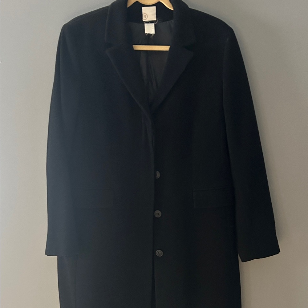 Source Unknown Black Pea Coat - Picture 2 of 7
